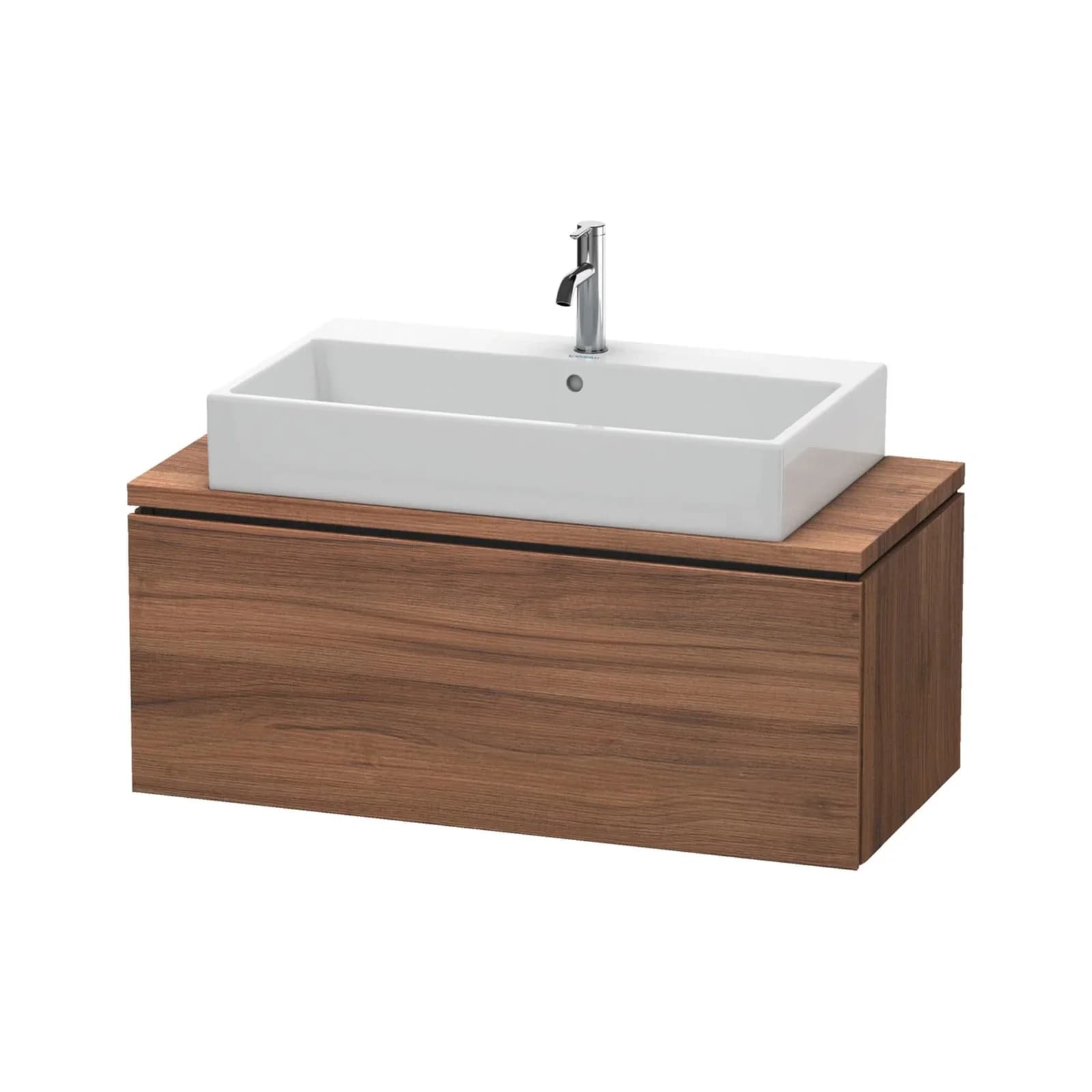 Duravit L-Cube Konsolenwaschtischunterbau Nussbaum Matt