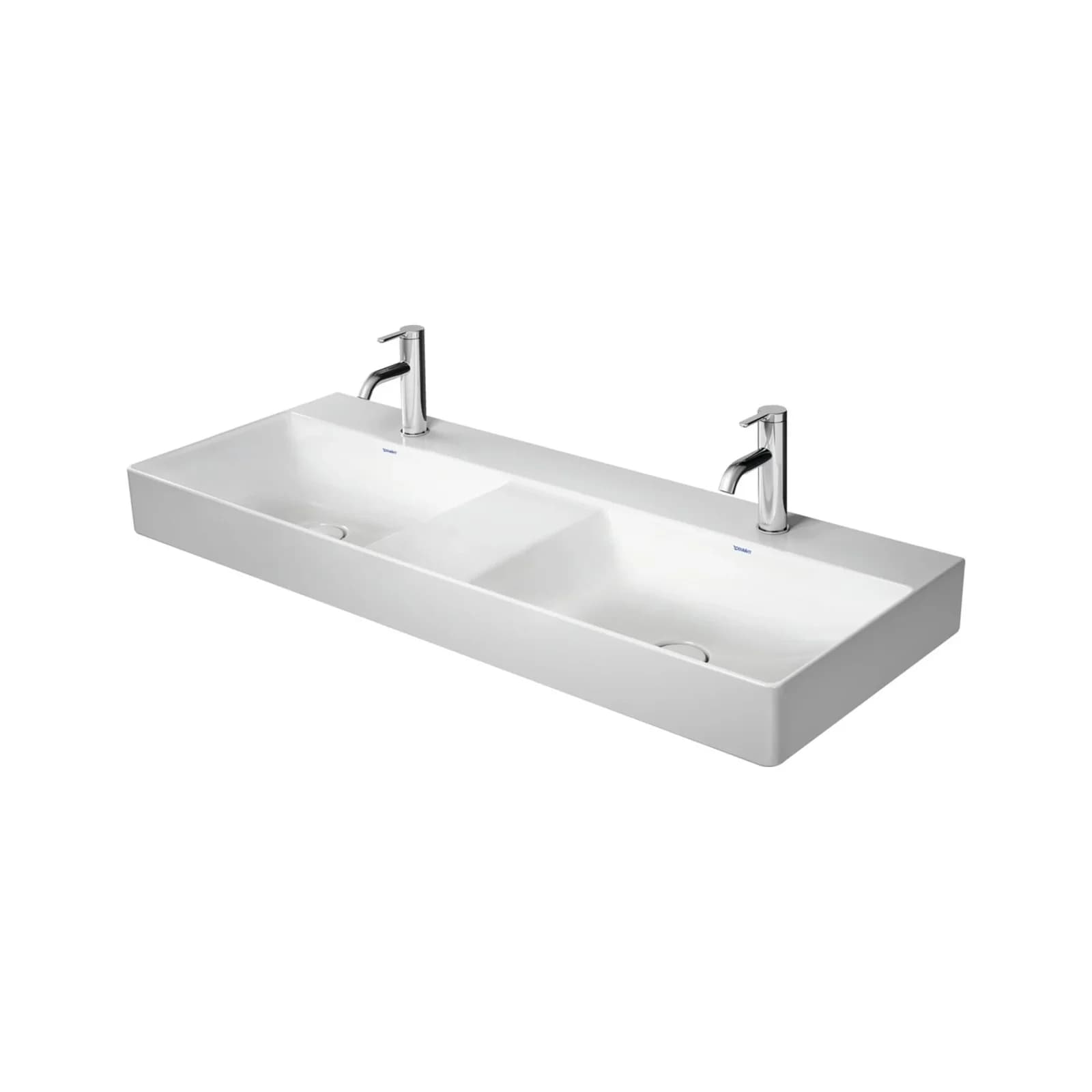 Duravit DuraSquare Möbel-Doppel-Waschtisch 120x47cm Weiß