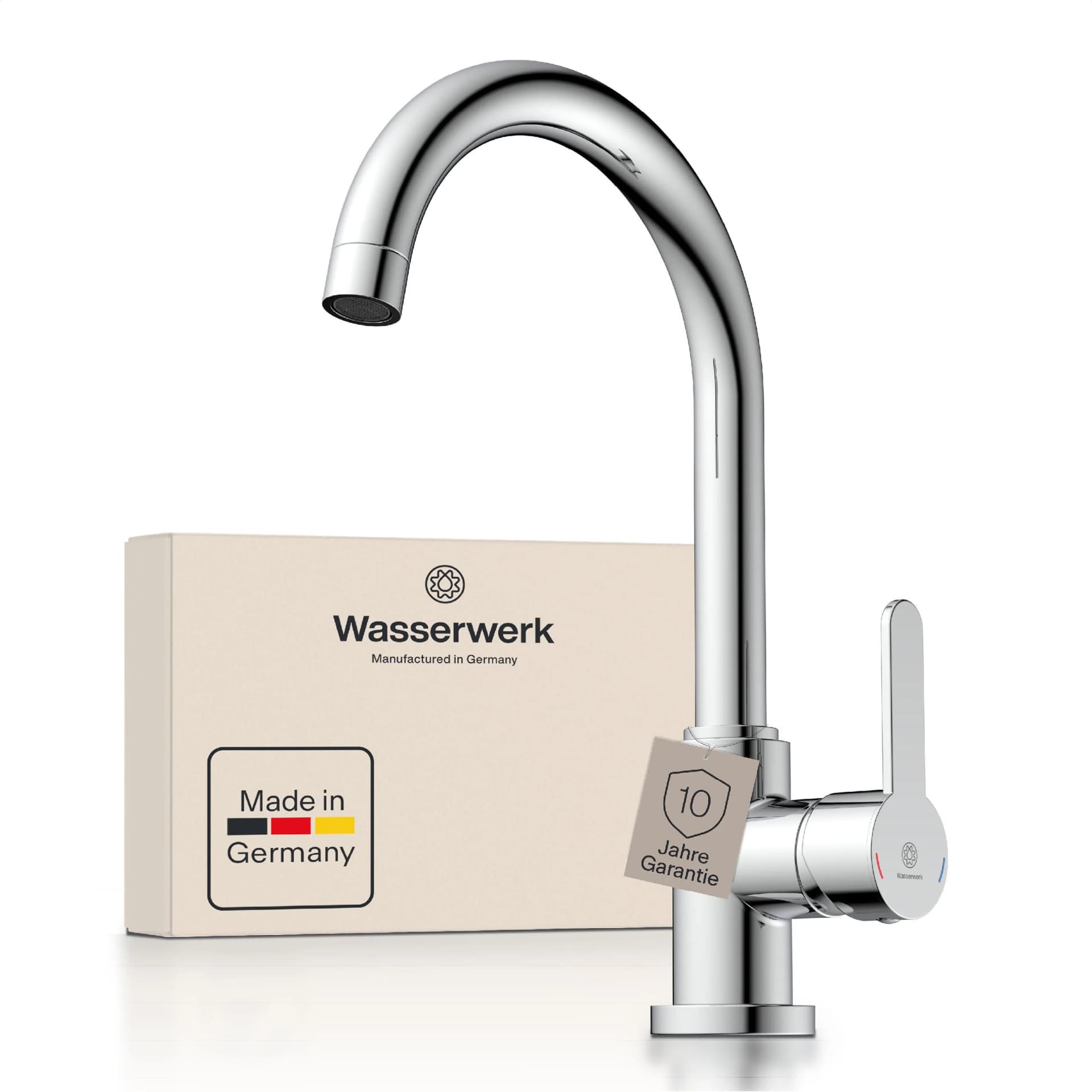 WASSERWERK Spültischarmatur WK 5 Einhebelmischer Silber