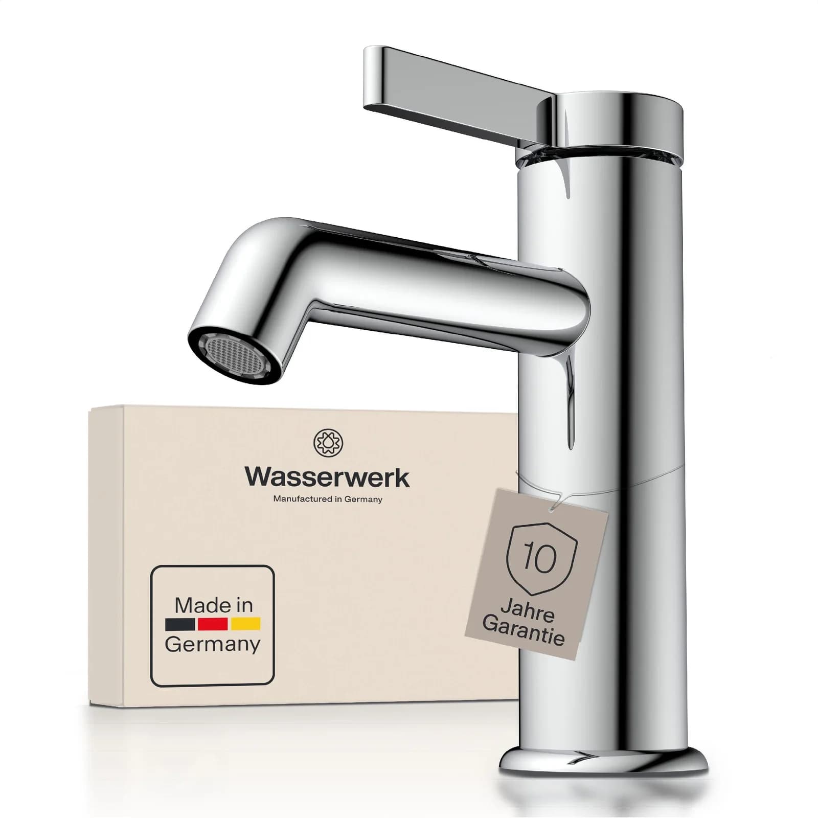 WASSERWERK Waschtischarmatur WT 11 Einhebelmischer Chrom Pop Up