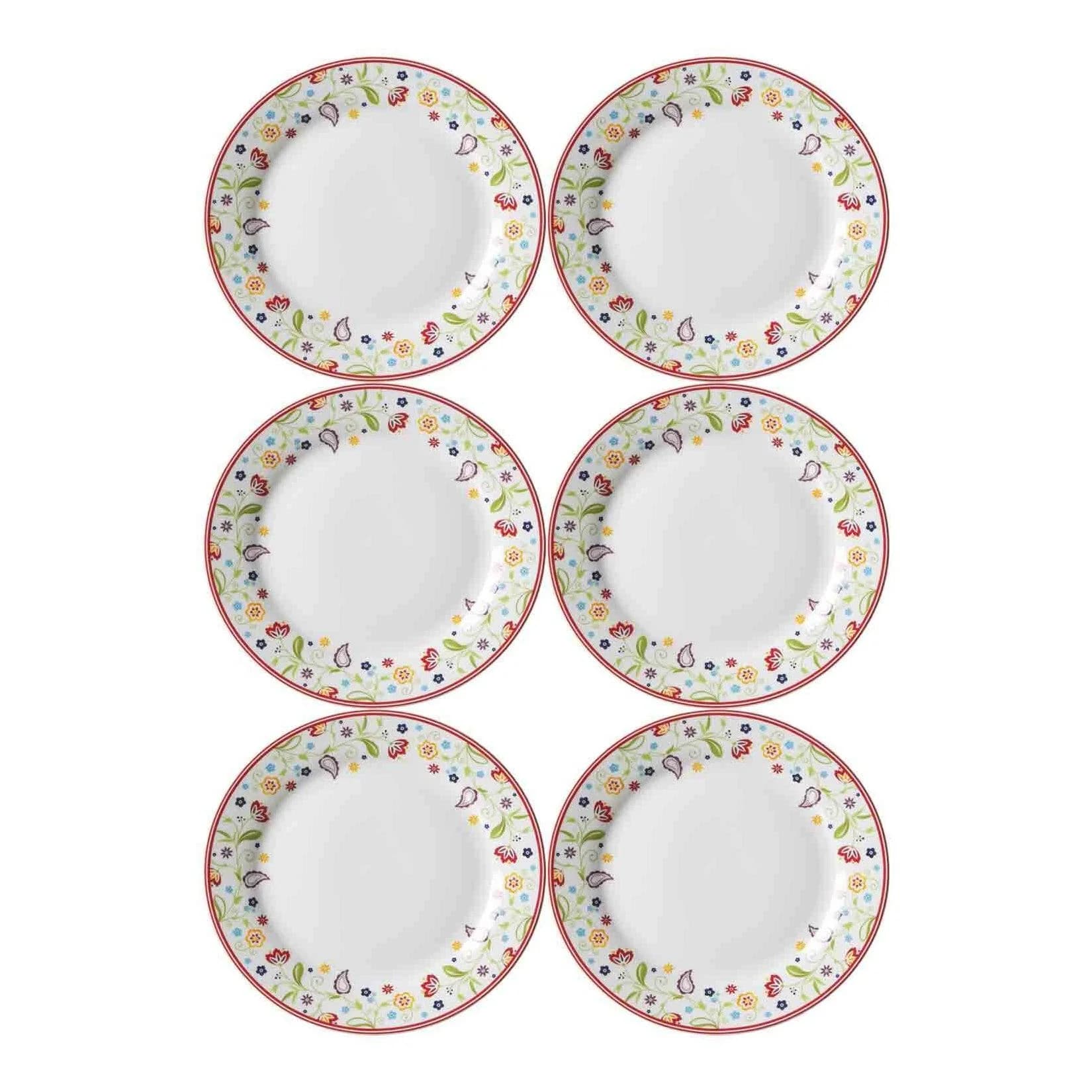 Ritzenhoff & Breker SHANTI Speiseteller 27 cm 6er Set Bunt Porzellan