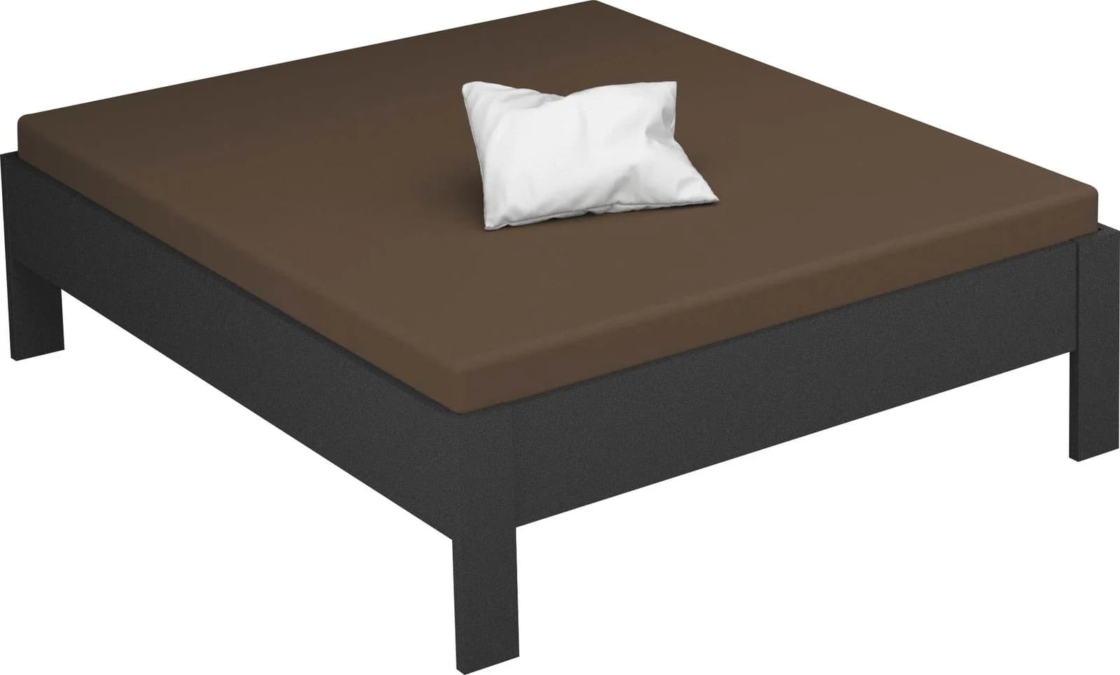 Rauch Aditio Futonbett Grau Holzwerkstoff