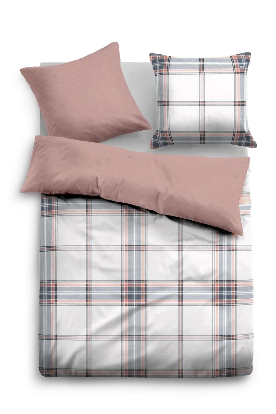 Bettwäsche TOM TAILOR Satin Koralle
