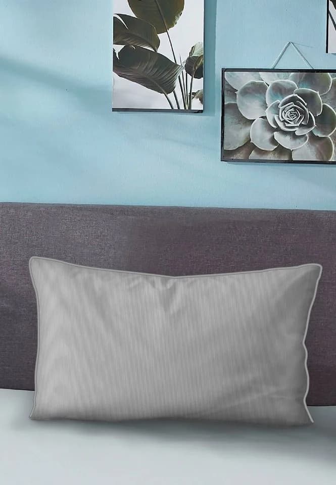 Biberna Kissenbezug Sturmgrau Polyester