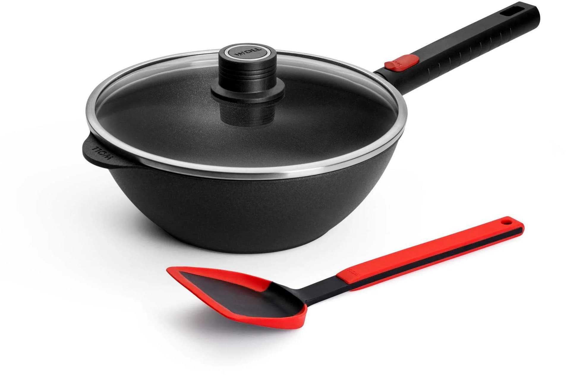 Wok WOLL MADE IN GERMANY Logic XR 24 cm inkl. Deckel und Wender