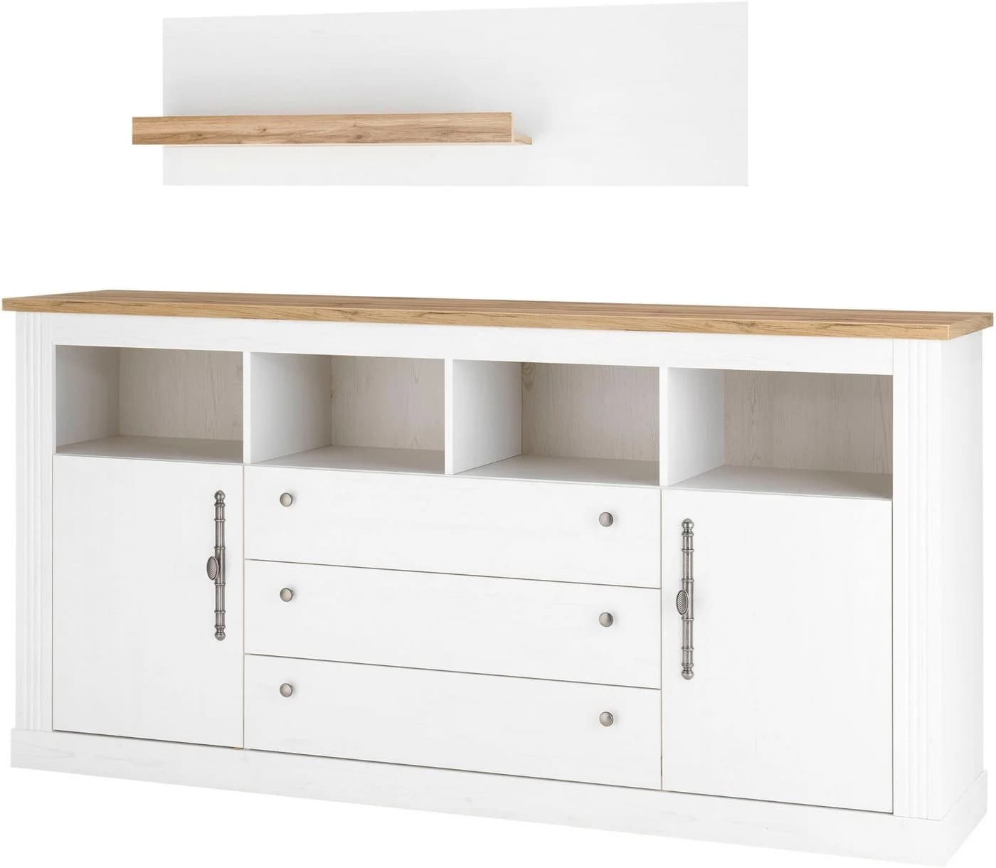 OTTO HOME Westminster Büromöbel-Set Weiß Landhausstil