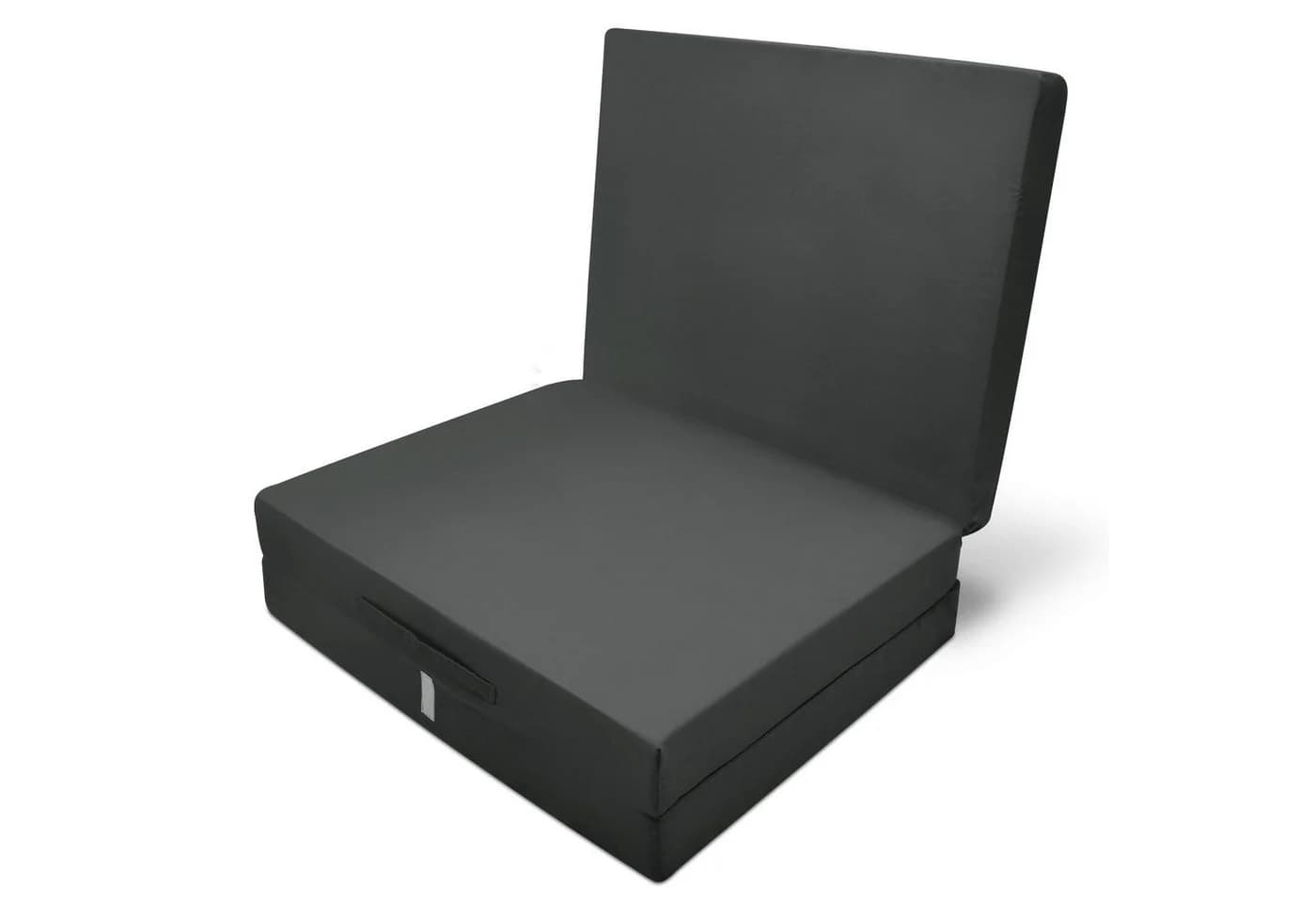 Beautissu Campix Klappmatratze Anthrazit 7 cm Schaumstoff