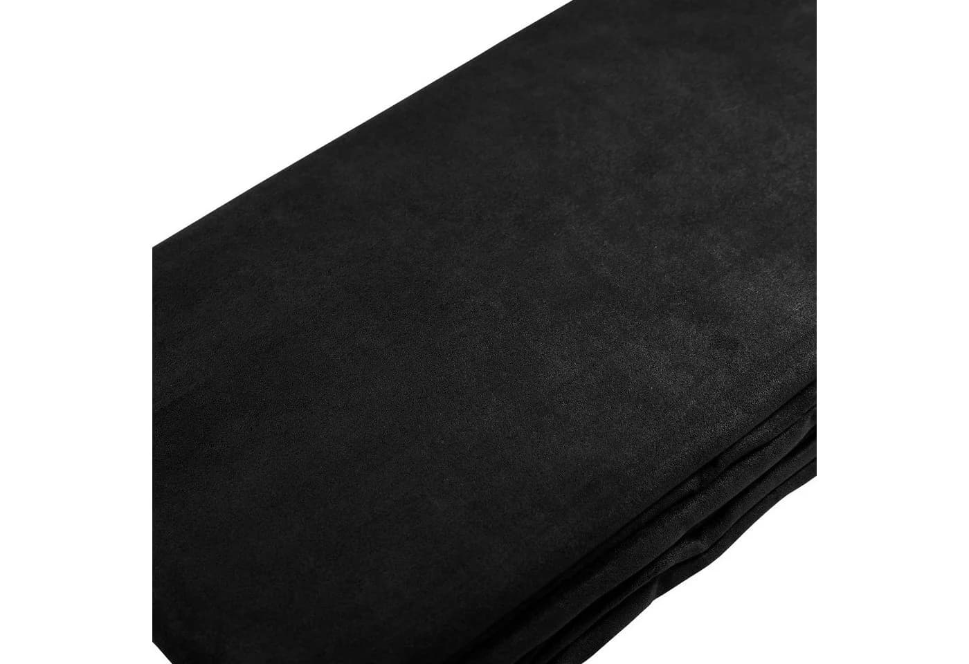 Beautissu Tagesdecke Wildleder-Optik Schwarz Sofaüberwurf