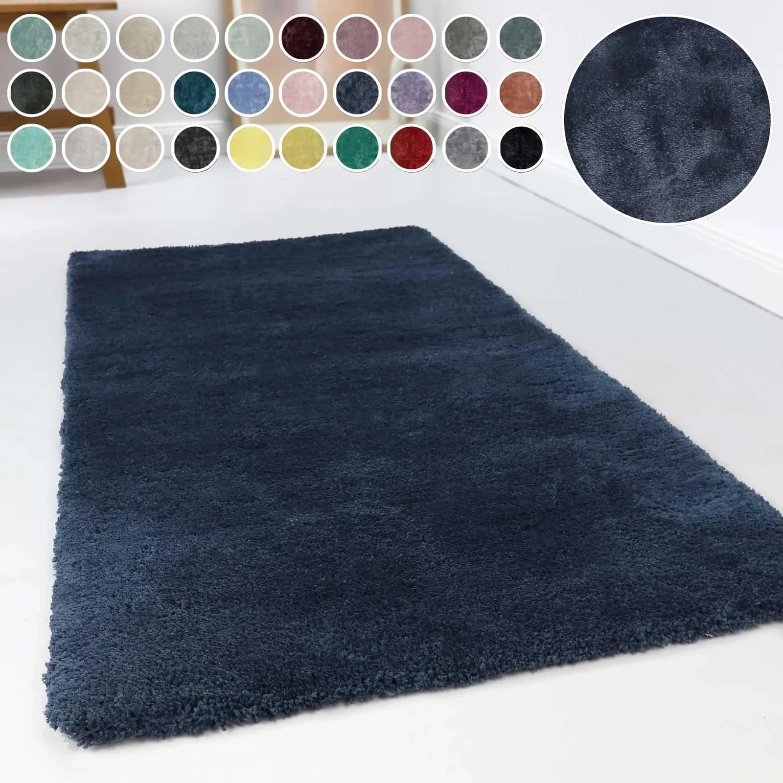 Esprit Hochflor-Teppich Relaxx ESP-4150 Dunkelblau