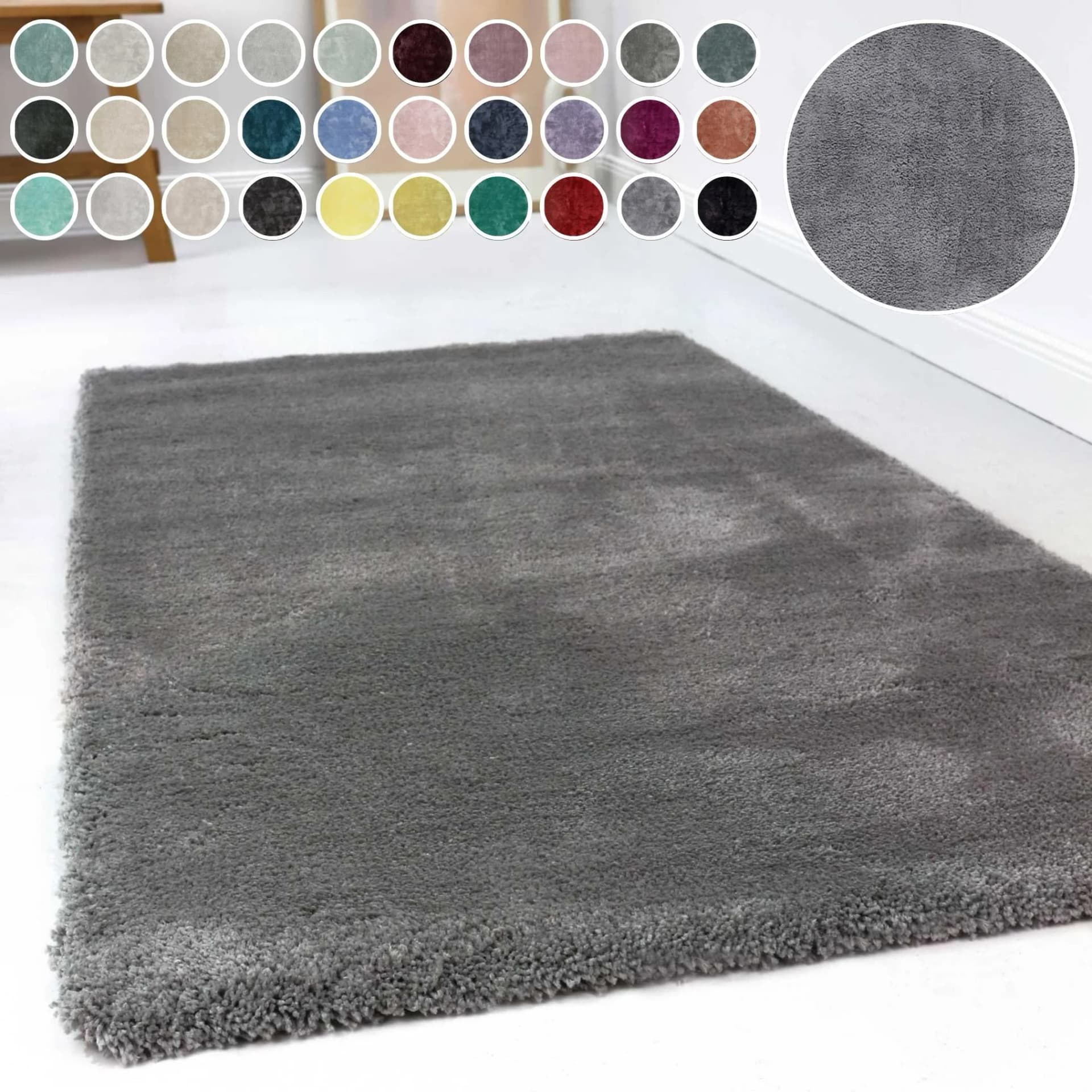Hochflor-Teppich ESPRIT Relaxx ESP-4150 Grau Kunstfaser