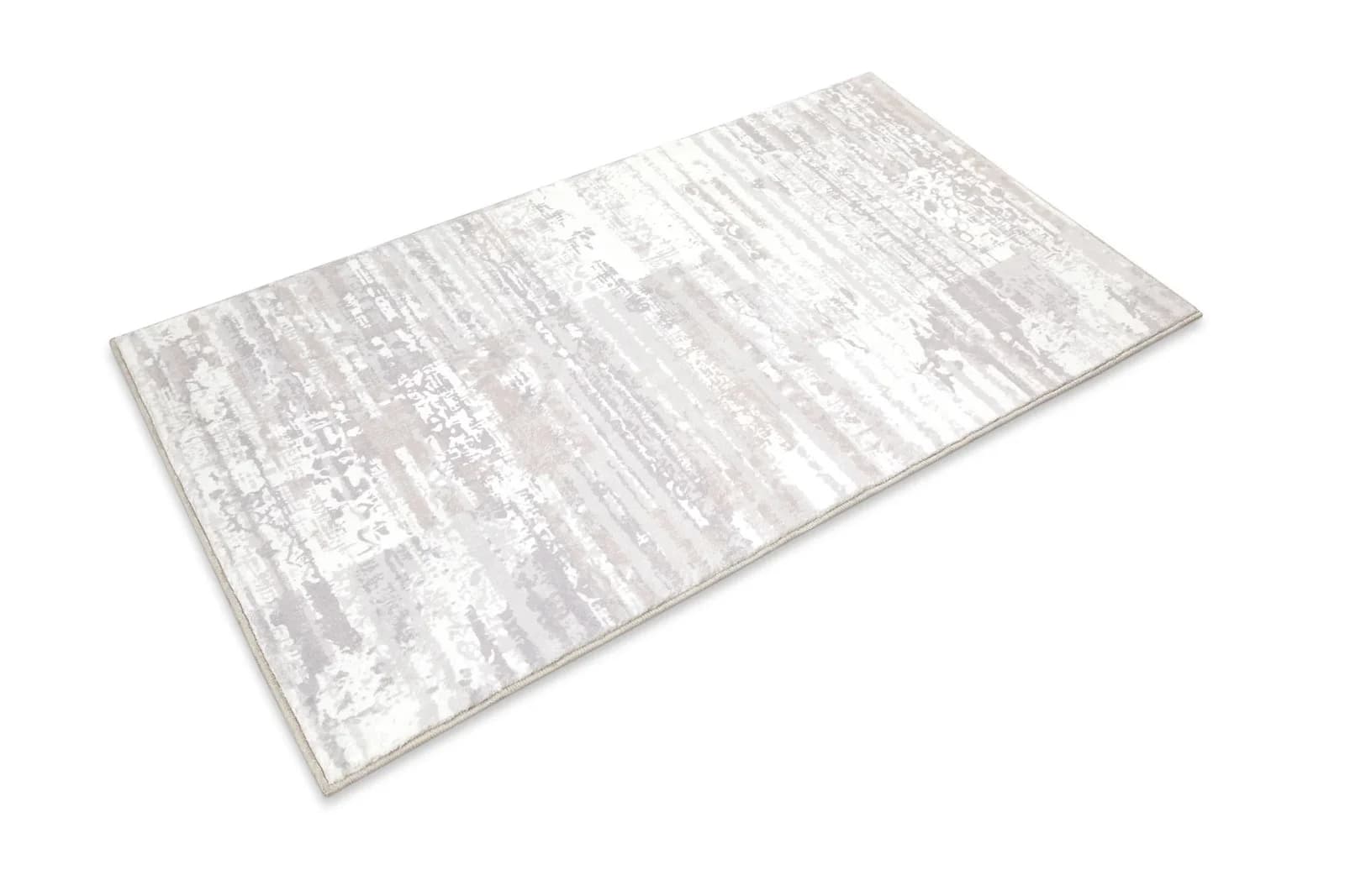 WECON HOME Badematte Mauri Weiß Vintage Design Polyester