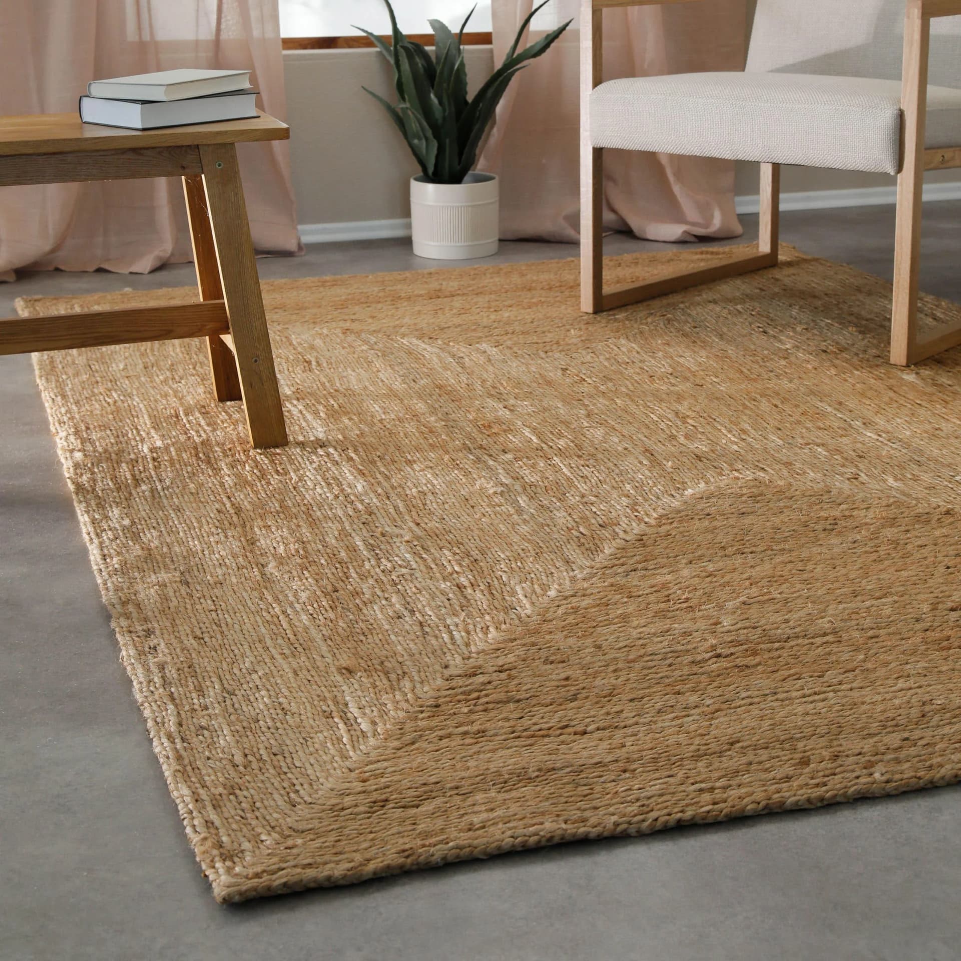 Teppich GREEN LOOOP Collins Natur Jute