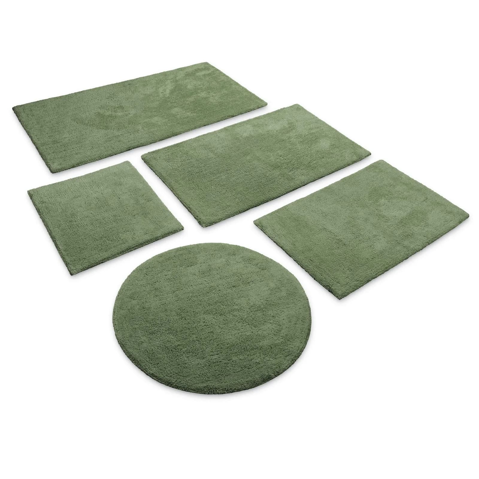 Badematte WECON HOME BASICS Erik Grün Baumwolle