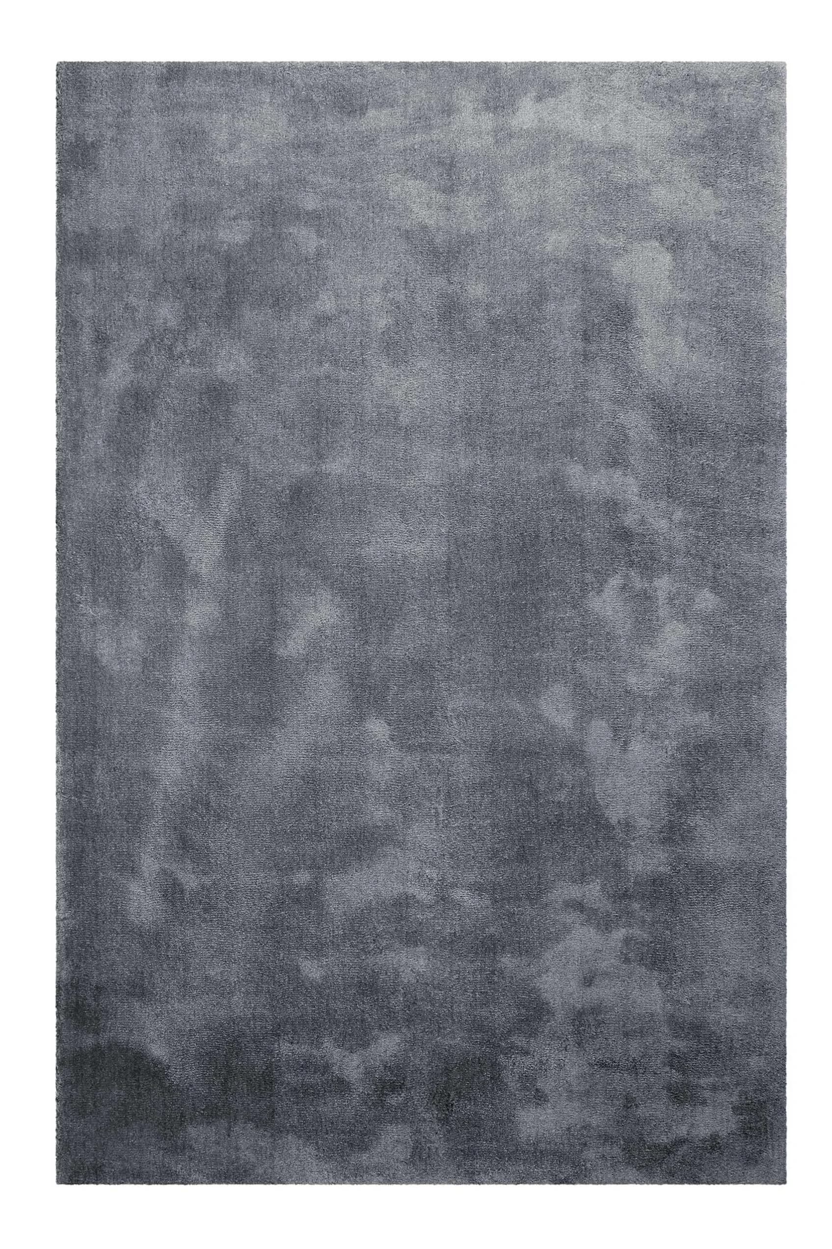 Hochflor-Teppich in grau und anthrazit, 160x230 cm