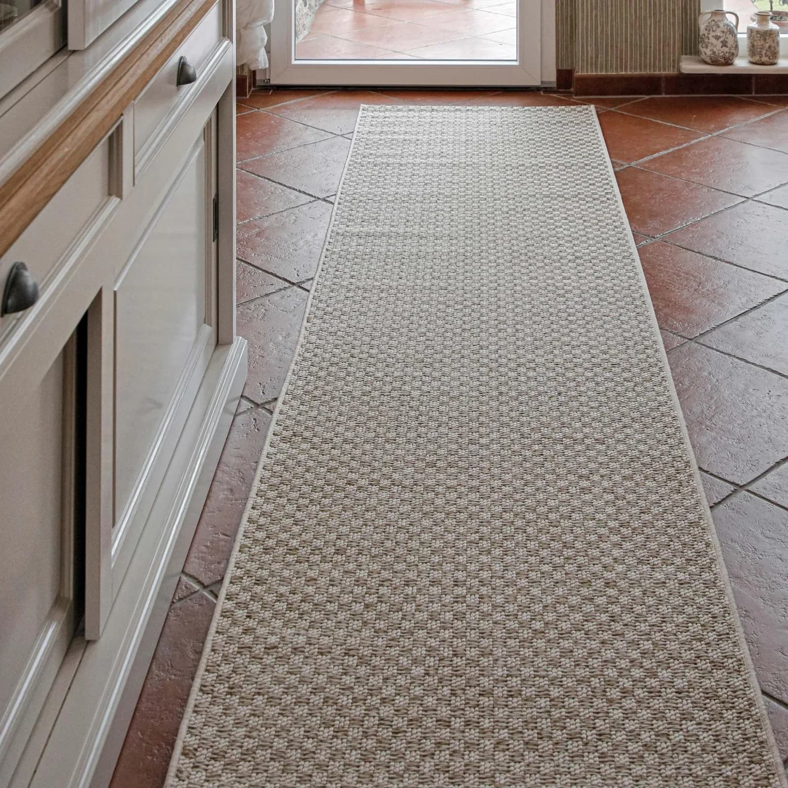 Wecon Home Läufer Miami South Beach Sand Beige Kariert