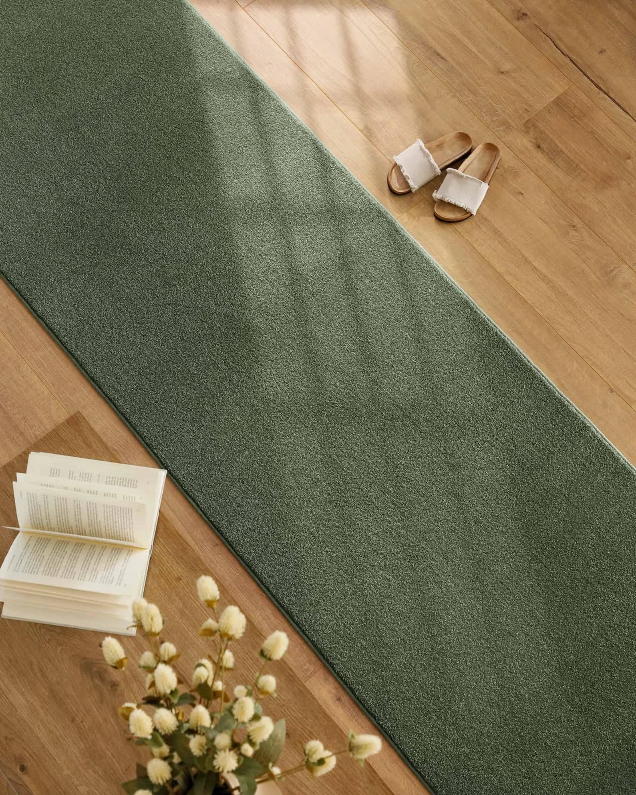 ESPRIT Teppich Vegas Laubgrün 80x230 cm Polypropylen