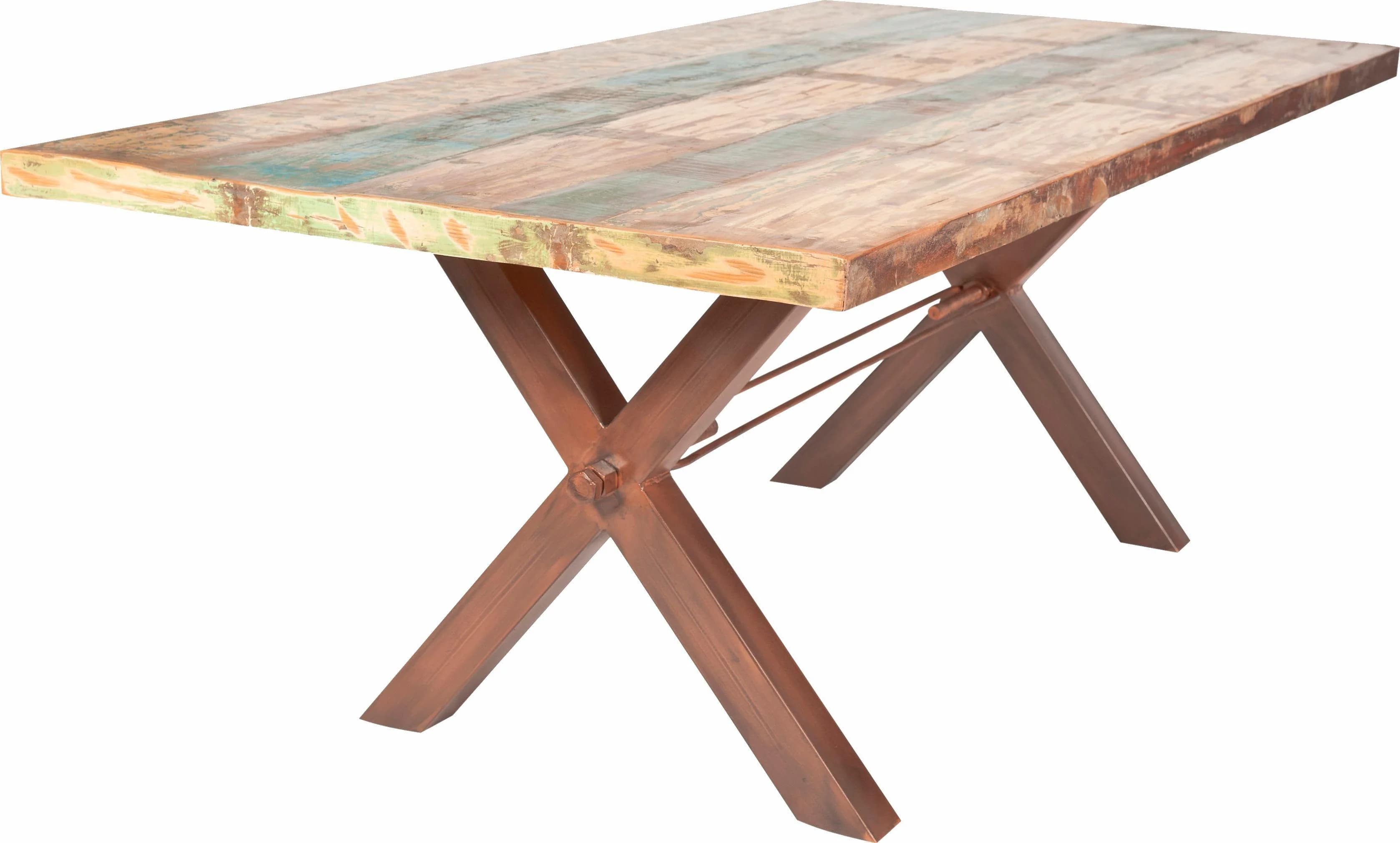 Sit Esstisch Tops Braun Recyceltes Massivholz