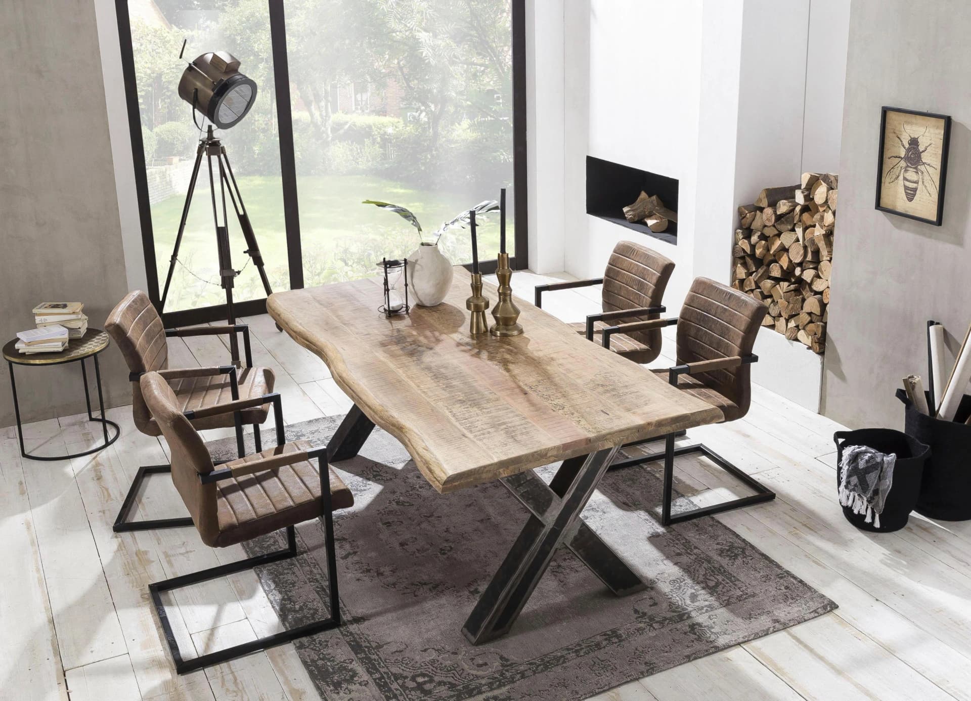Sit Esstisch Tops&Tables Mangoholz Shabby Chic Vintage