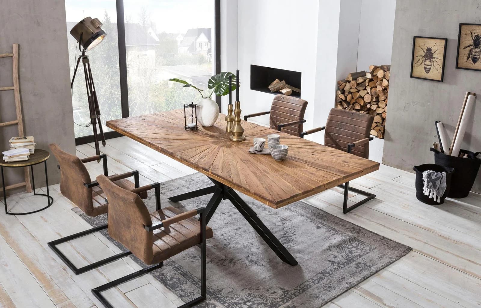 Sit Esstisch Tops&Tables Naturholz Teak