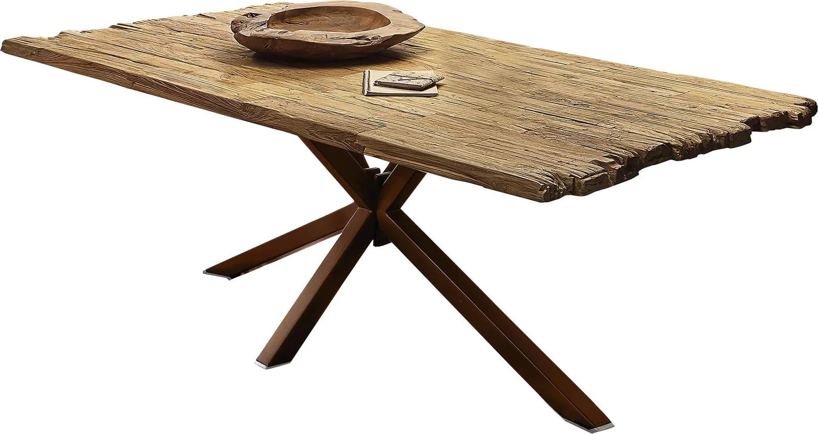 SIT Esstisch Teak Metall Antikbraun 220 cm