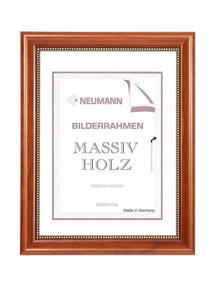 Bilderrahmen Neumann LOUIS Kirsche Holzrahmen mit Perlenkante