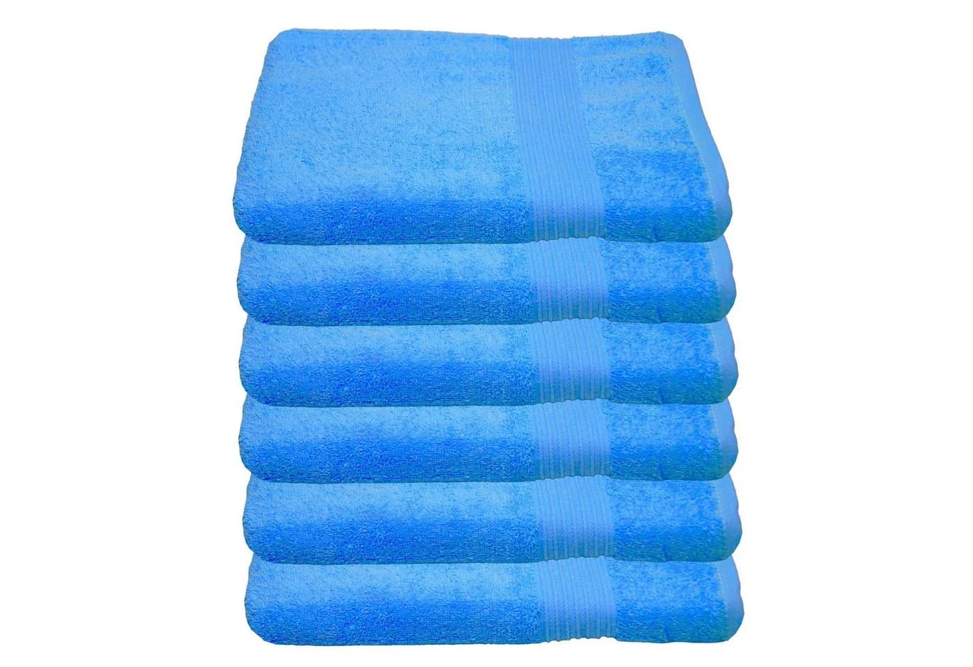 Julie Julsen Handtuch-Set 6-tlg. Himmelblau 100% Baumwolle