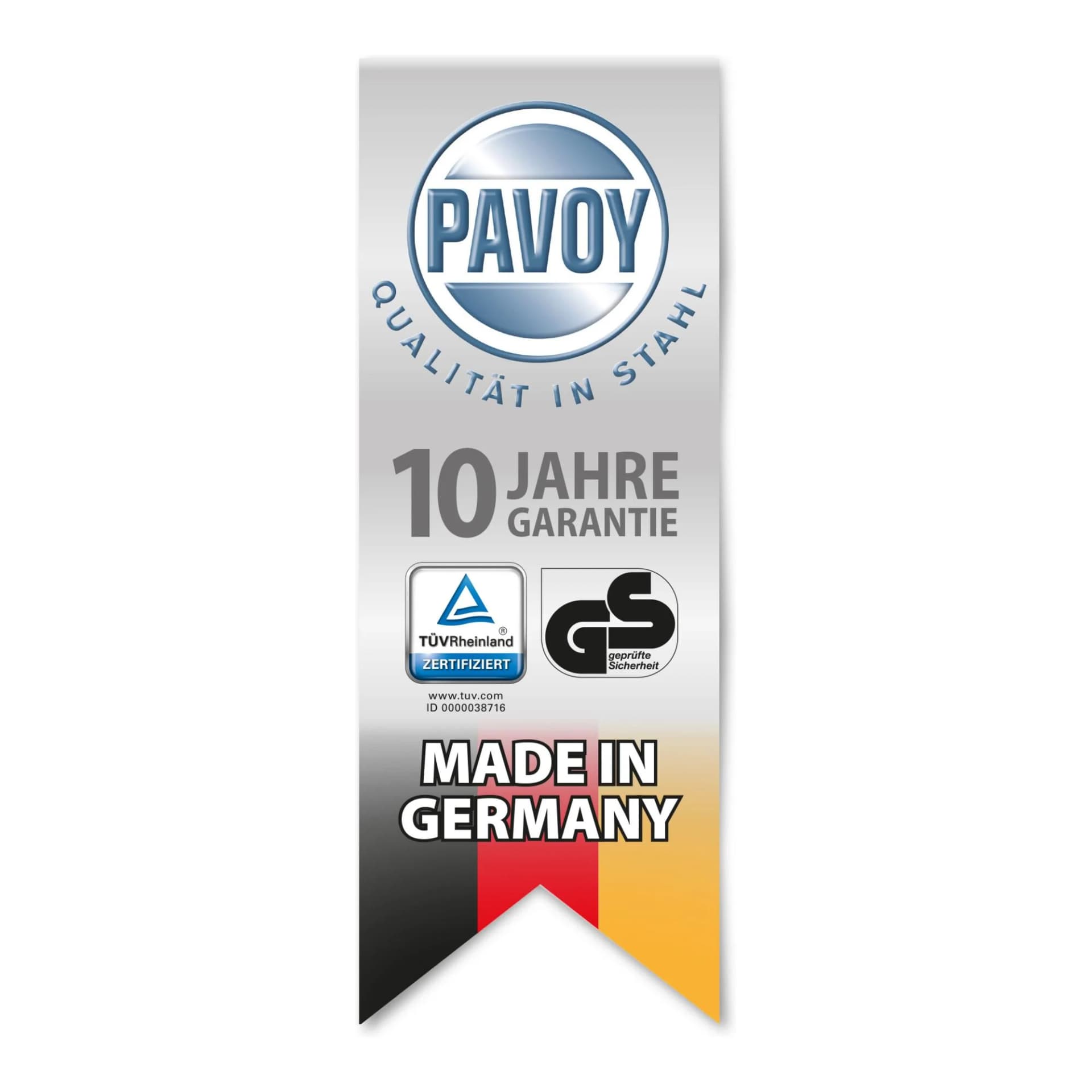 Pavoy Schiebetürenschrank 4 Böden Metall