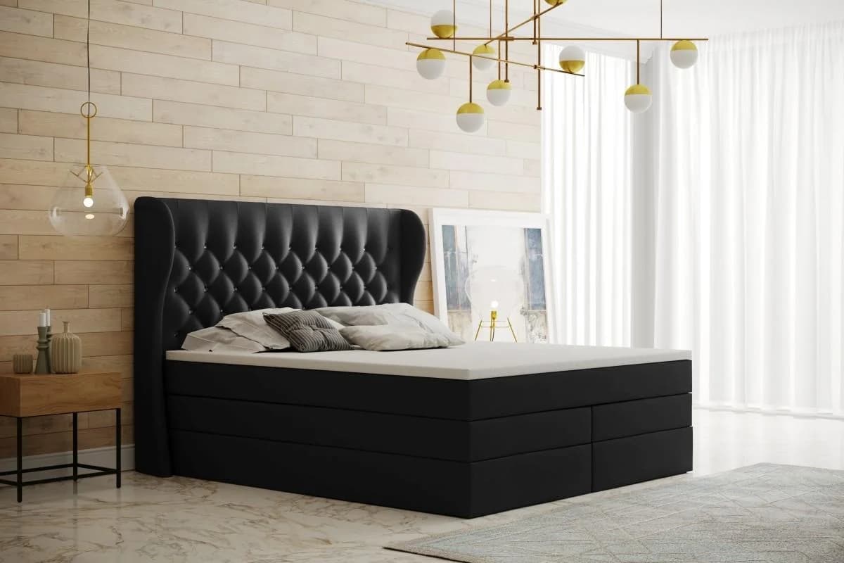 Neuesbad Boxspringbett Köln mit Bettkasten und Topper