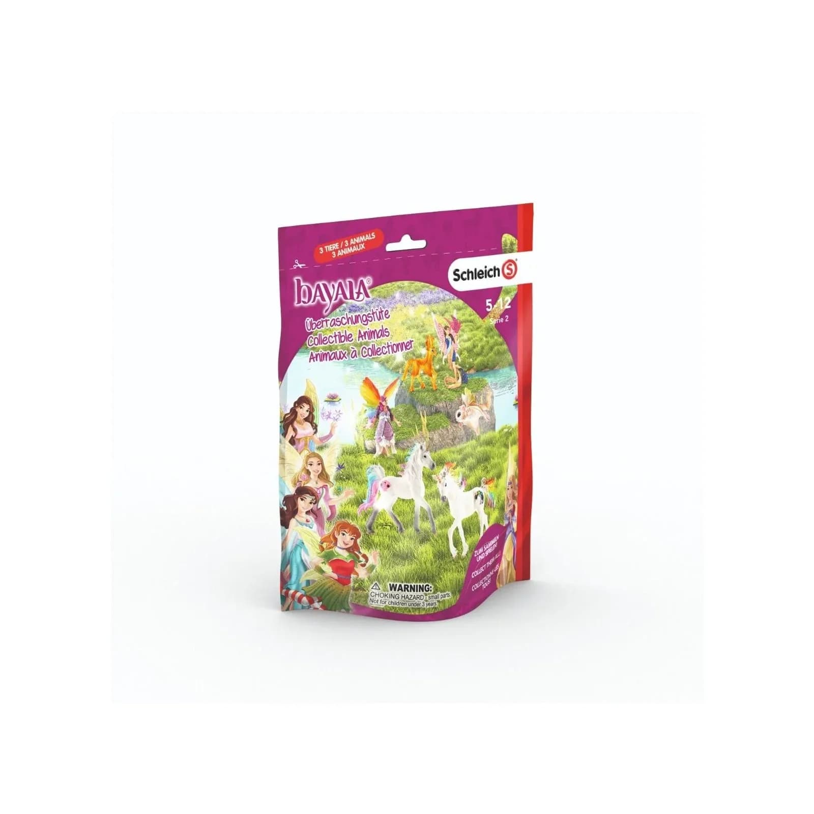 Schleich® Spielfigur Bayala Überraschungstüte 3 Tiere
