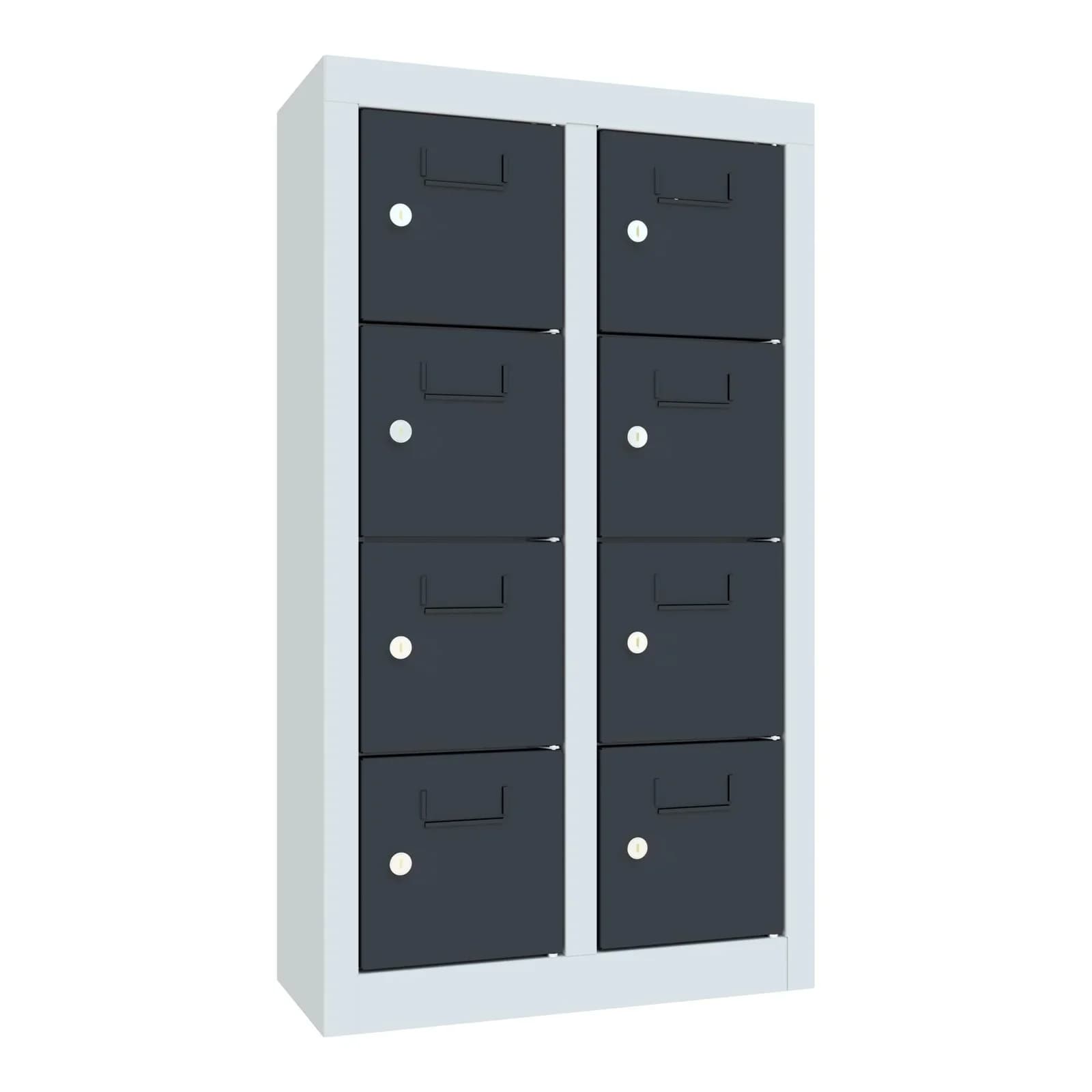 Pavoy Kleinfachschrank 8 Fächer Metall