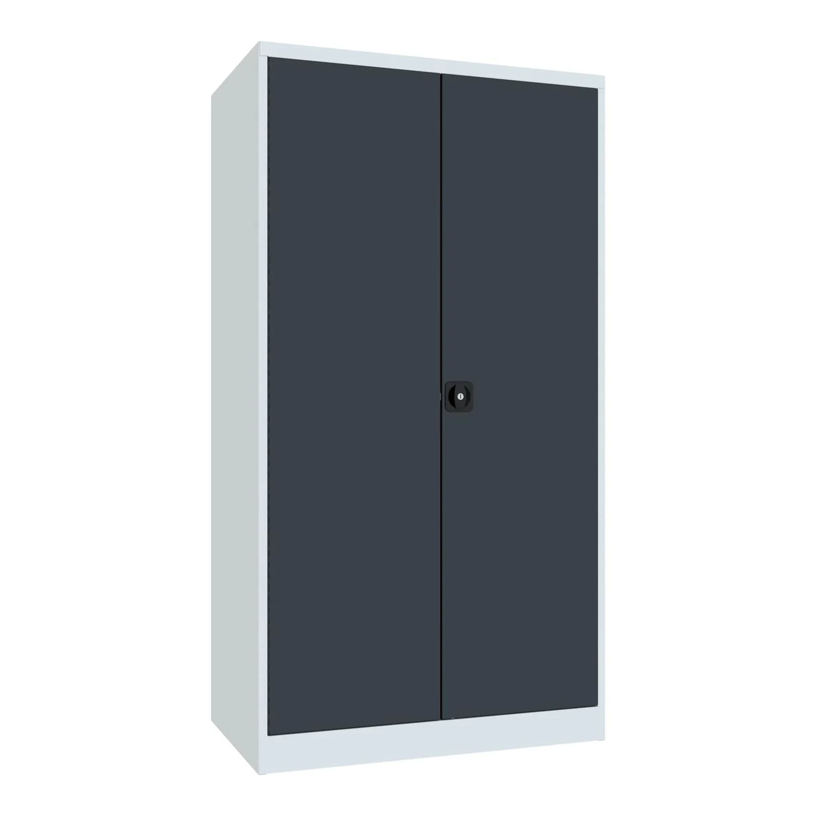 Pavoy Schwerlastschrank 3 Fachböden 3 Schubladen RAL 7035/7016