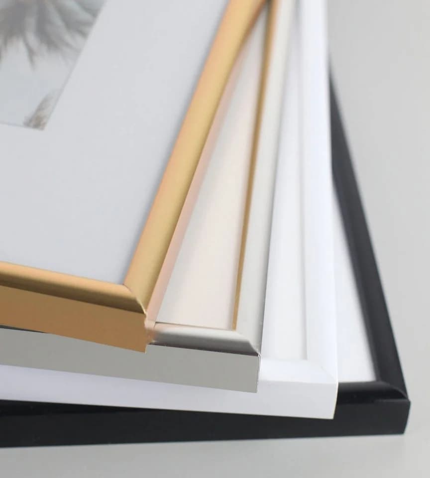 IDEAL TREND Bilderrahmen KYOTO Kunststoff Schwarz Wanddeko