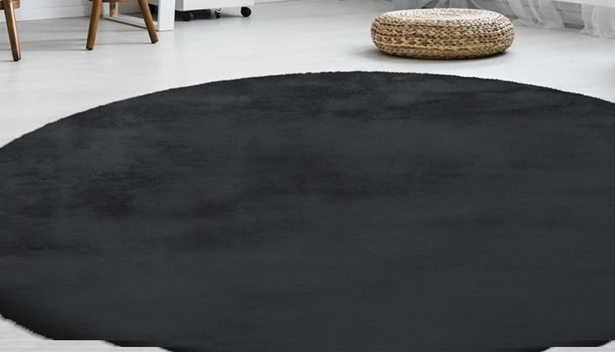 Arte Espina Rabbit 100 Fellteppich Grau Rund 160cm