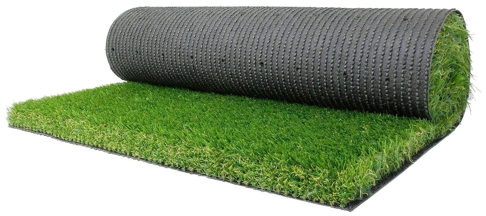 Kunstrasen MEGAN Grün Polyethylen Polypropylen Drainagefunktion Balkon Terrasse