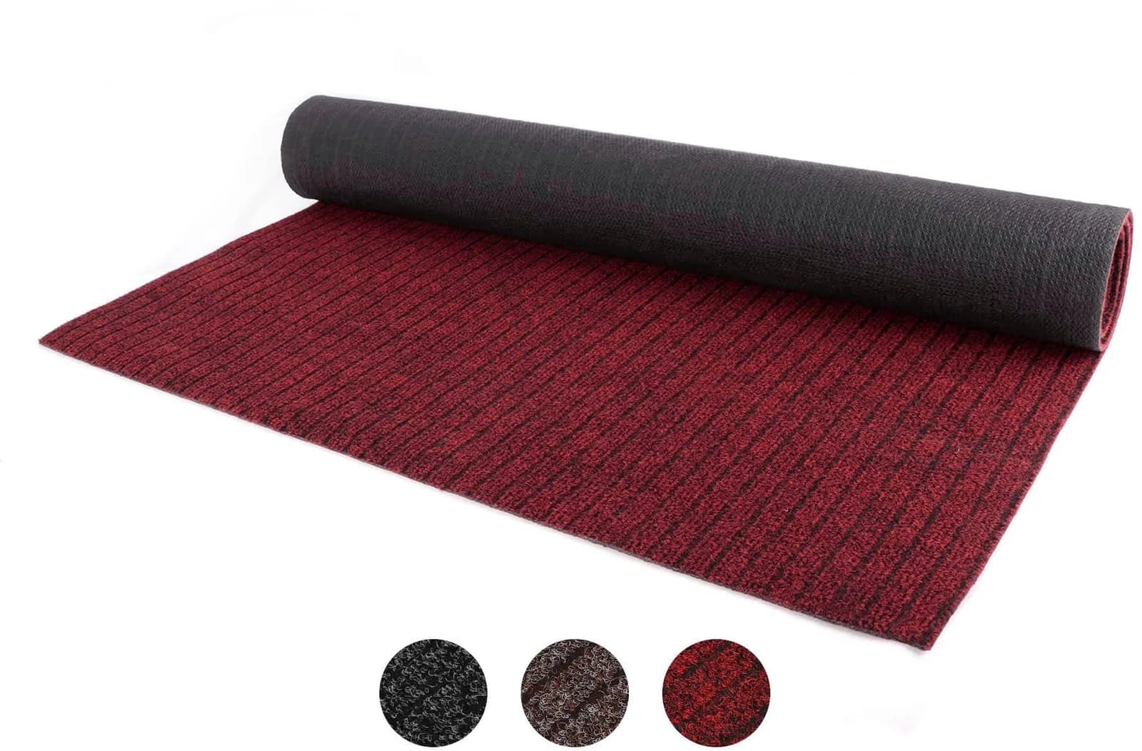 RIMA Schmutzfangläufer VALENCIA Rot 650x200 cm Polypropylen