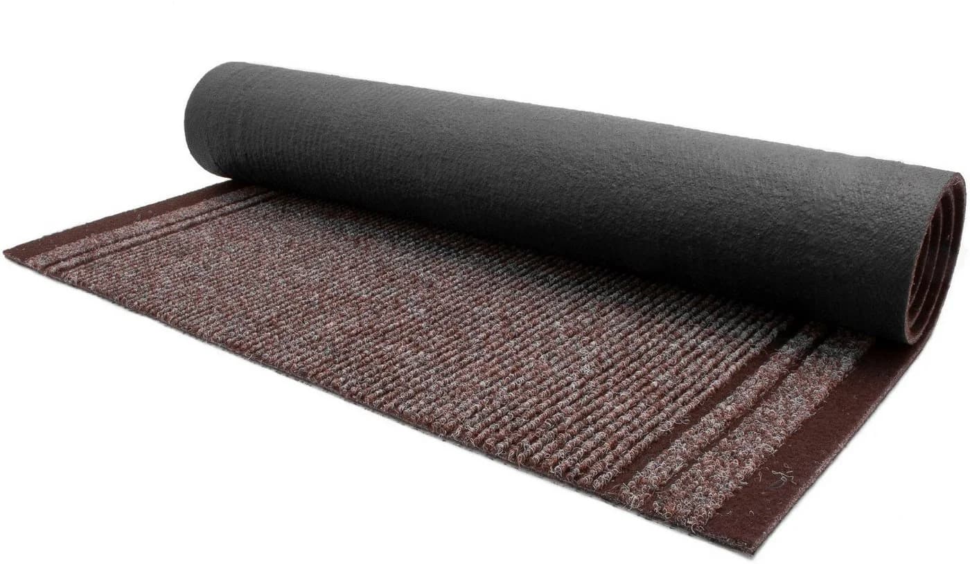 PRIMAFLOR Schmutzfangläufer MALAGA Braun 66x300cm Polypropylen