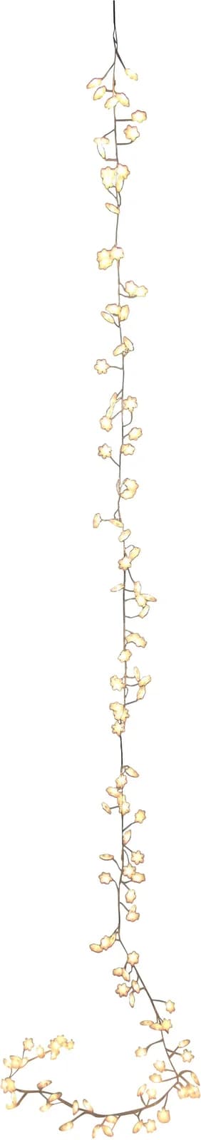 AM Design LED-Lichterkette Schneeflocke, 5m, Silber
