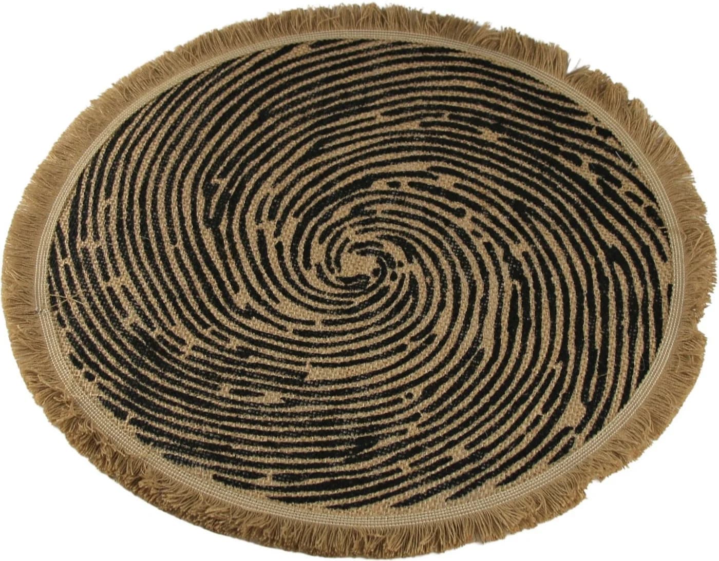 AM Design Platzset Tischset mit Fransen, 6-teilig, Jute