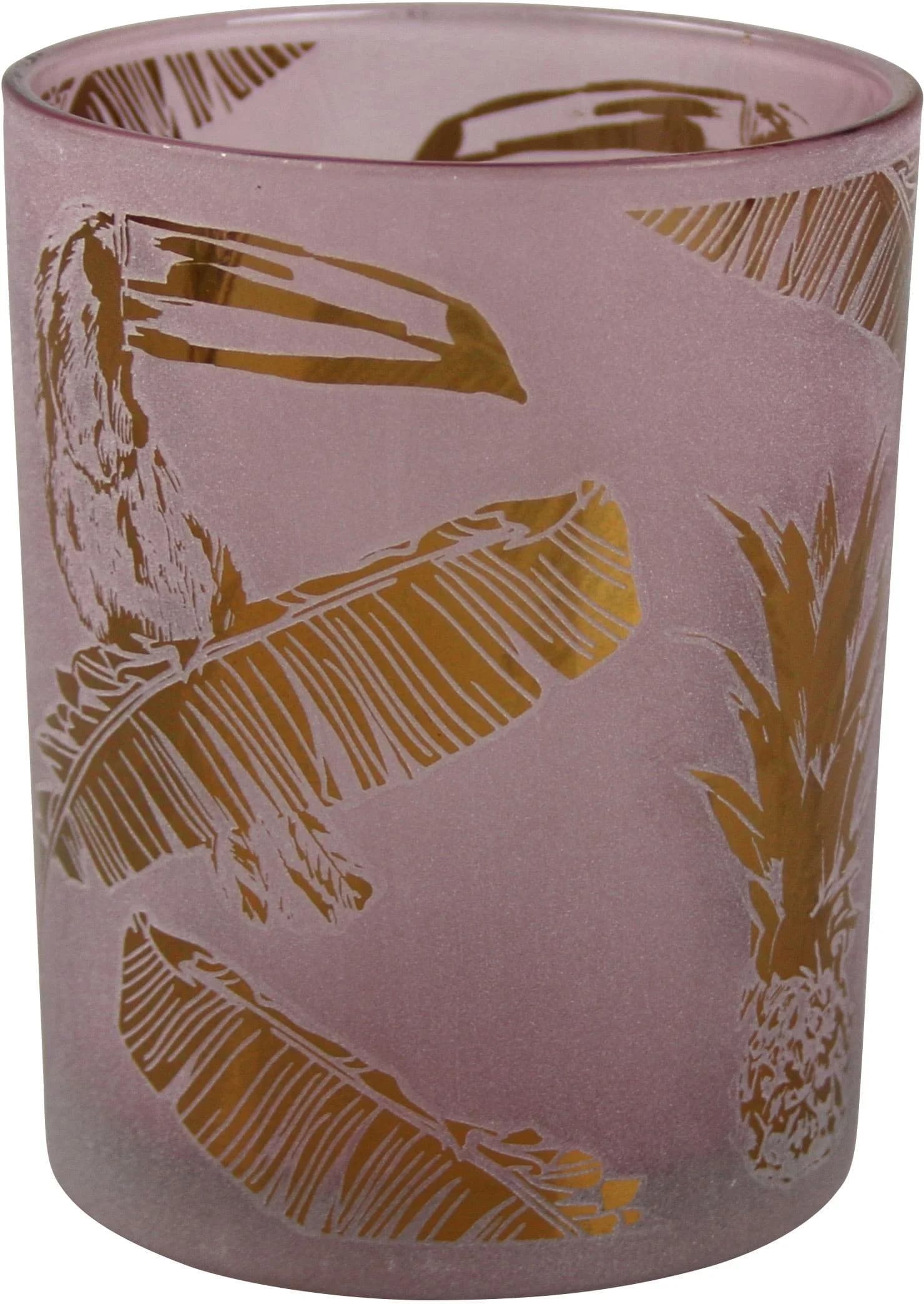 Windlicht AM DESIGN "NATURE" Rosa Gold