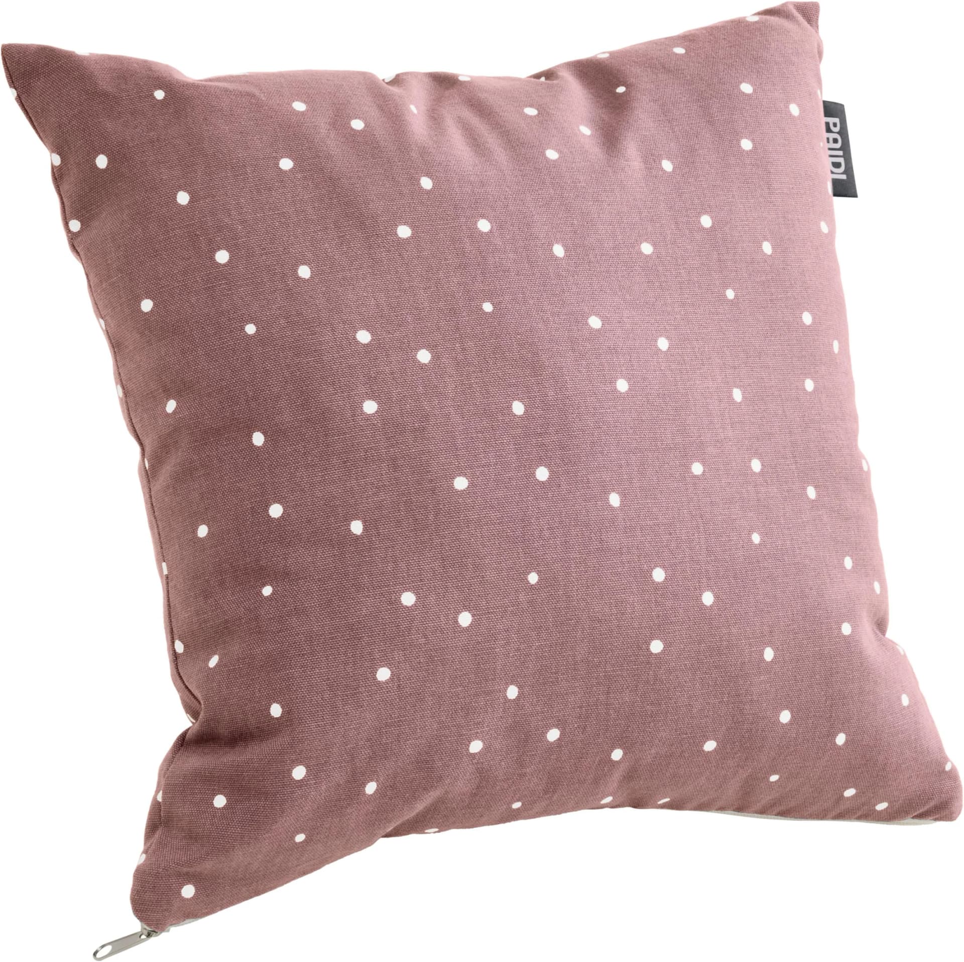 PAIDI Dekokissen 40x40 cm Rot Berry Gepunktet Baumwolle