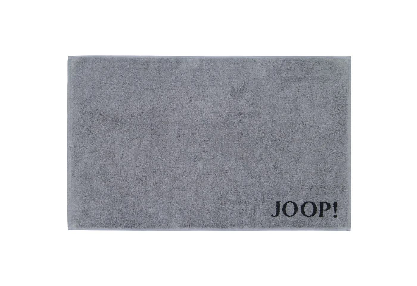 JOOP! Badematte Classic Doubleface Anthrazit Schwarz 100% Baumwolle
