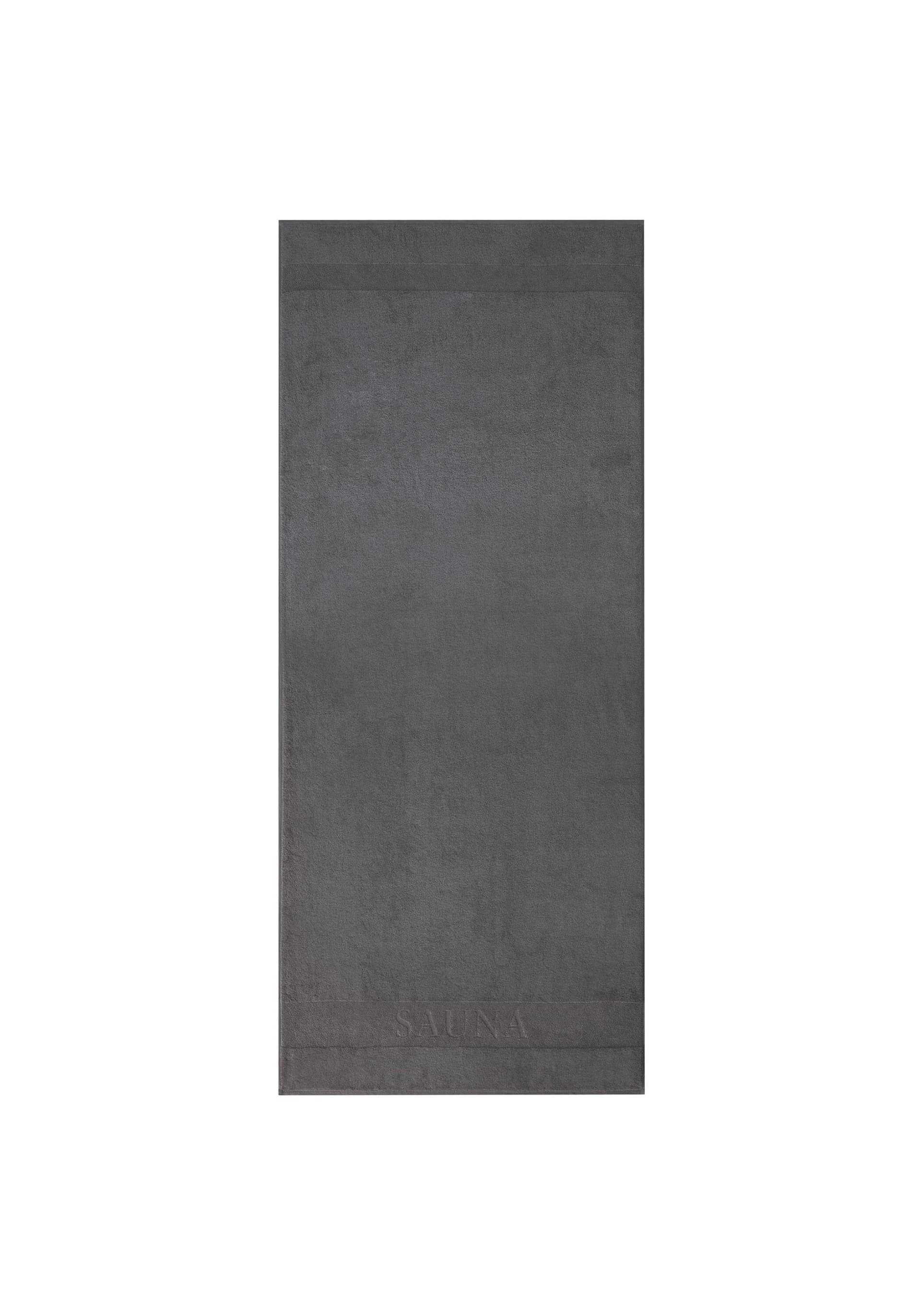 Villeroy & Boch Saunatuch Dunkelgrau 80x200 cm
