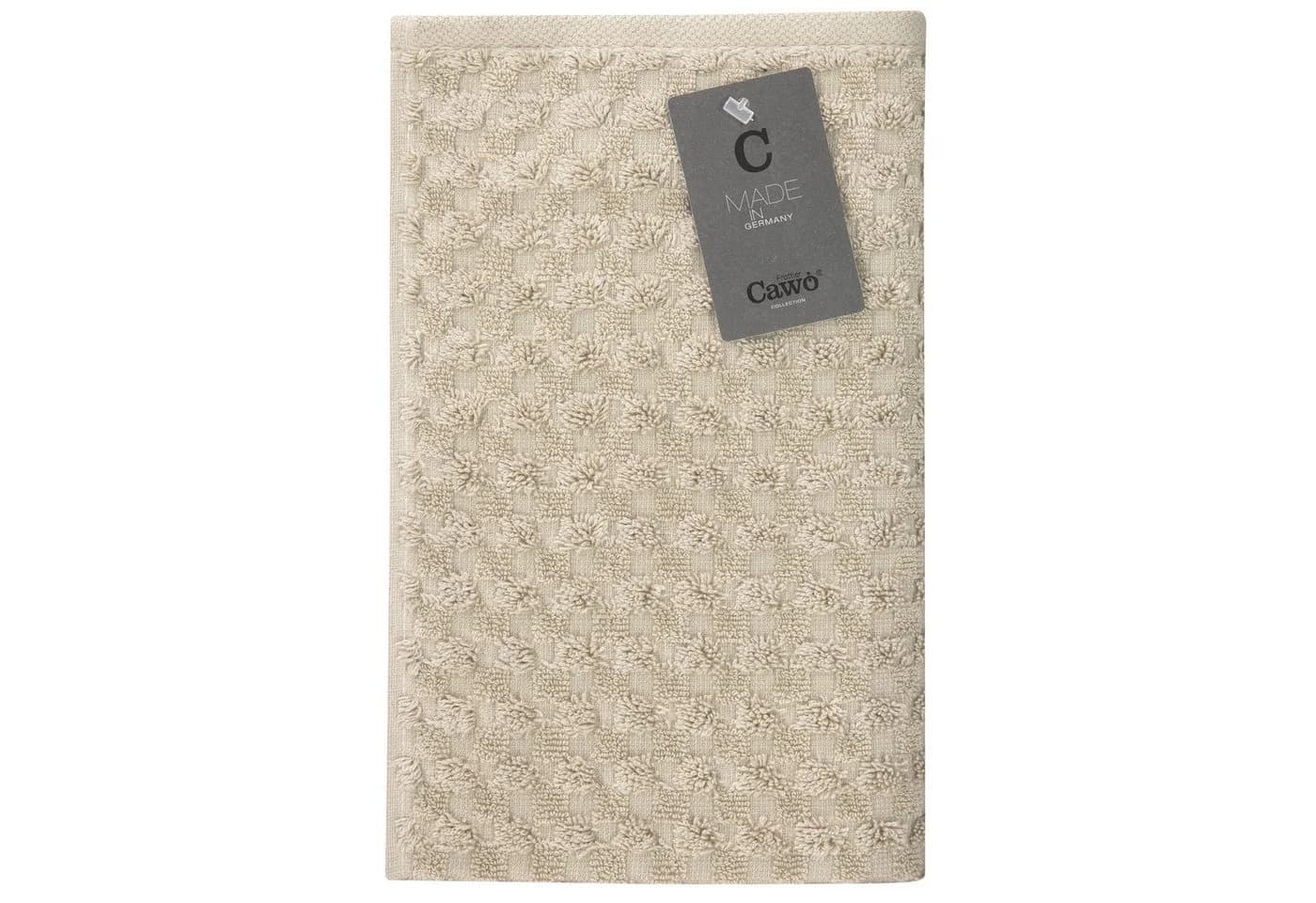 Cawö Geschirrtuch Cuisine Pro Uni 520 Frottier Beige