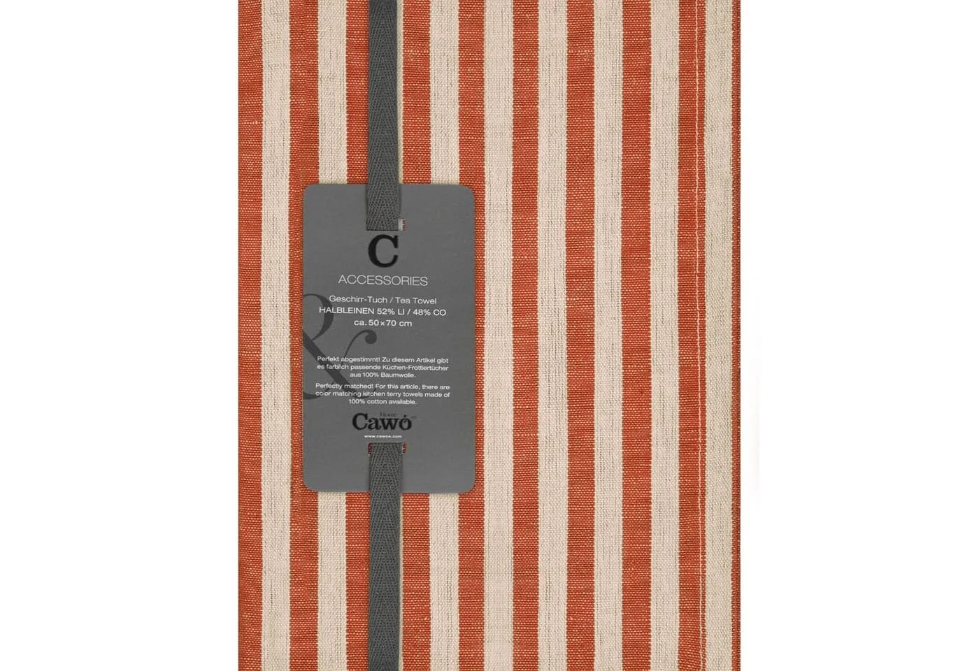 Cawö Home Geschirrtuch Linen Classics Streifen 537 Halbleinen