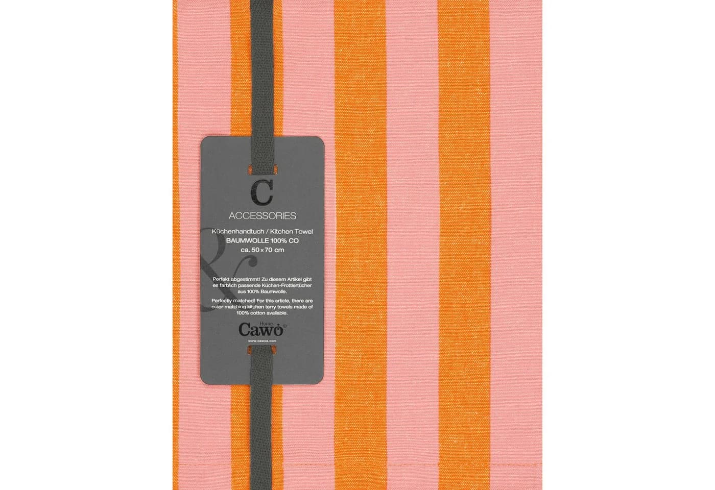 Cawö Home Geschirrtuch Prints & Stripes Streifen 546 Rosa