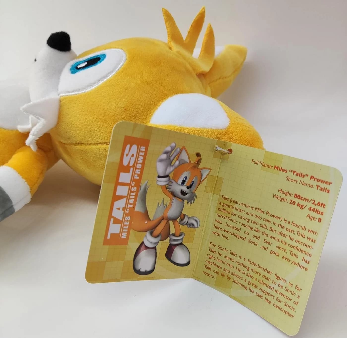 SEGA Sonic The Hedgehog Kuscheltier 30cm Gelb Plüsch
