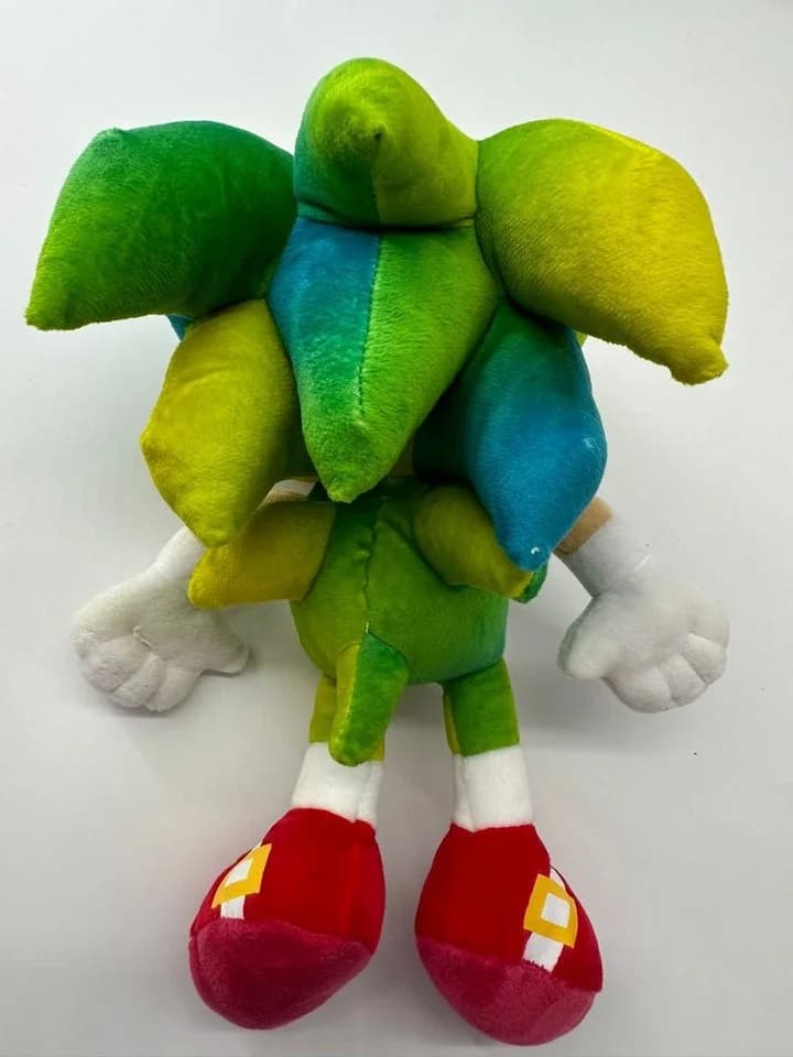 Sonic SEGA Kuscheltier Sonic The Hedgehog 30 cm Rainbow grün