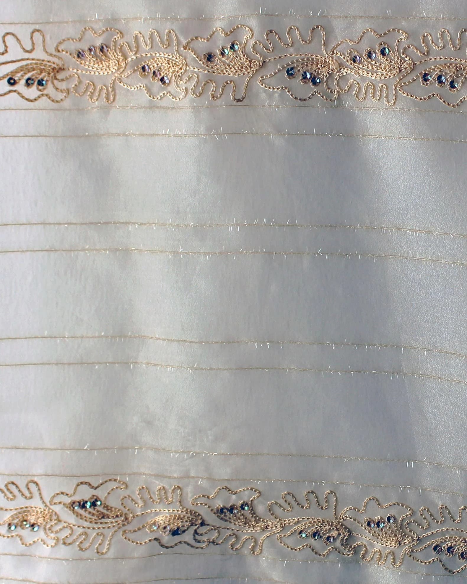 HOSSNER Gardine Sihlsee Lachs/Beige Polyester Schlaufenschal