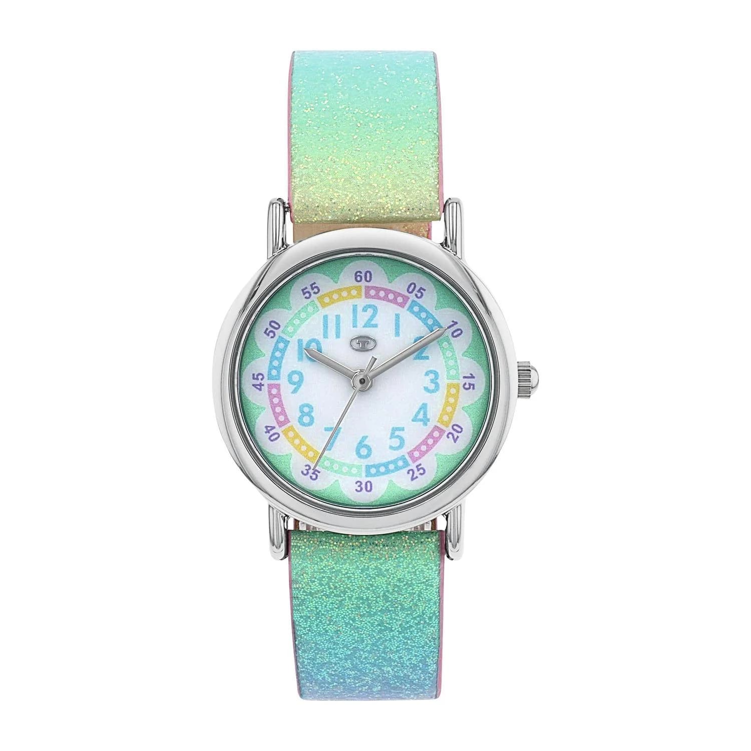 Tom Tailor Armbanduhr Mädchen Analog Bunt Silber Metall
