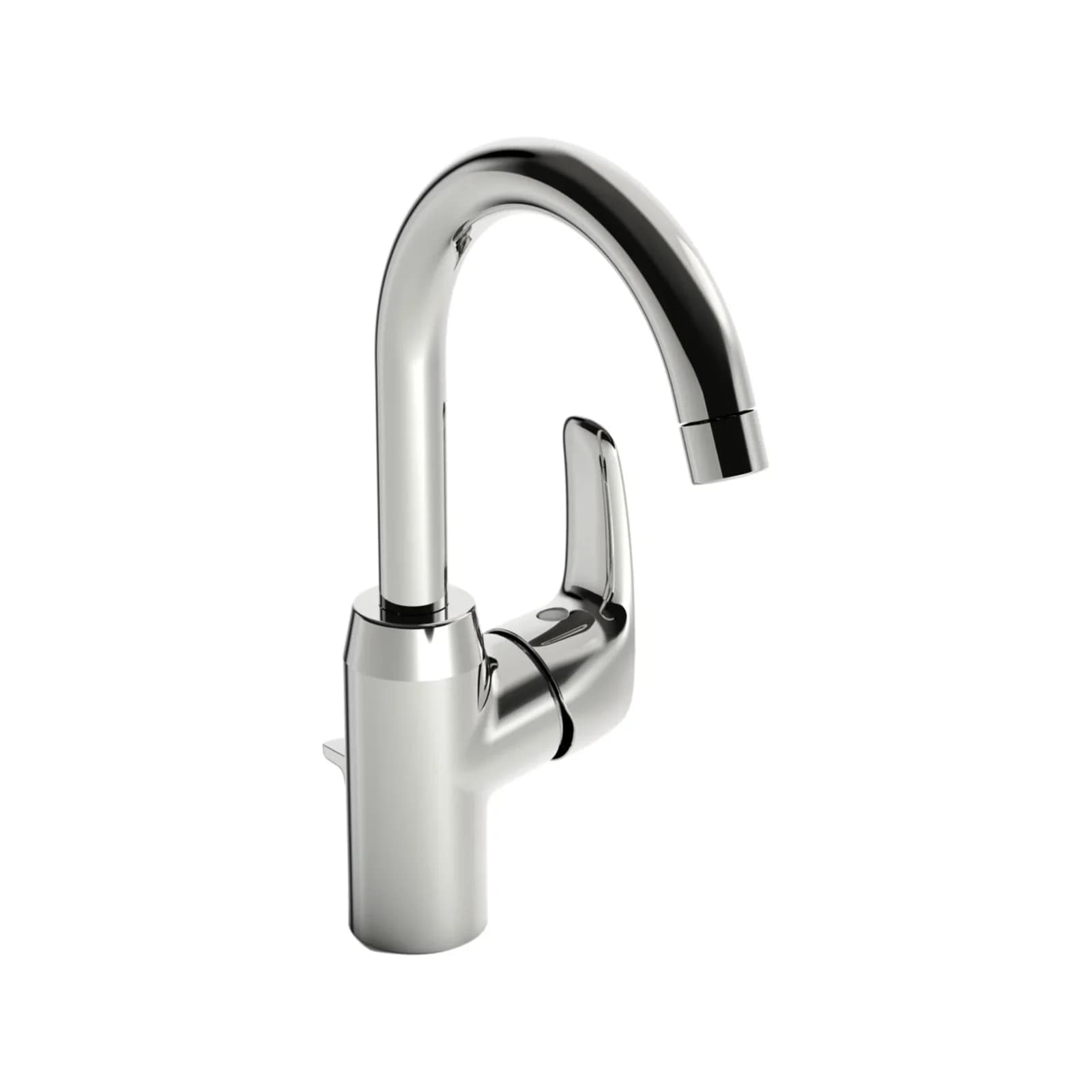 Hansa Hansapinto Waschtischarmatur 45102283DN 15 mit Ablaufgarnitur, 120° schwenkbar, Ausladung 148, chrom